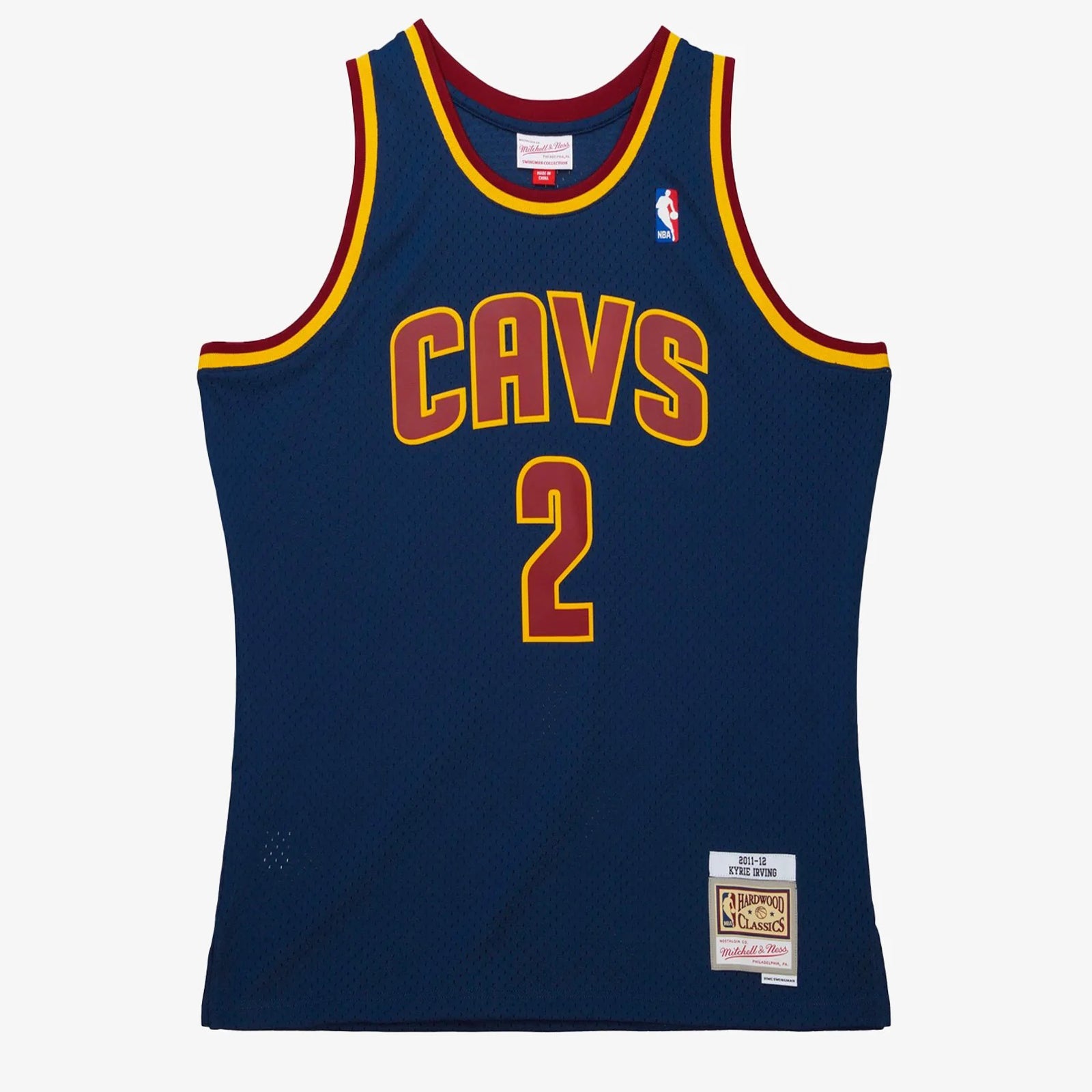 Kyrie Irving Cleveland Cavaliers 2011 12 Hardwood Classics Swingman Jersey by Mitchell Ness