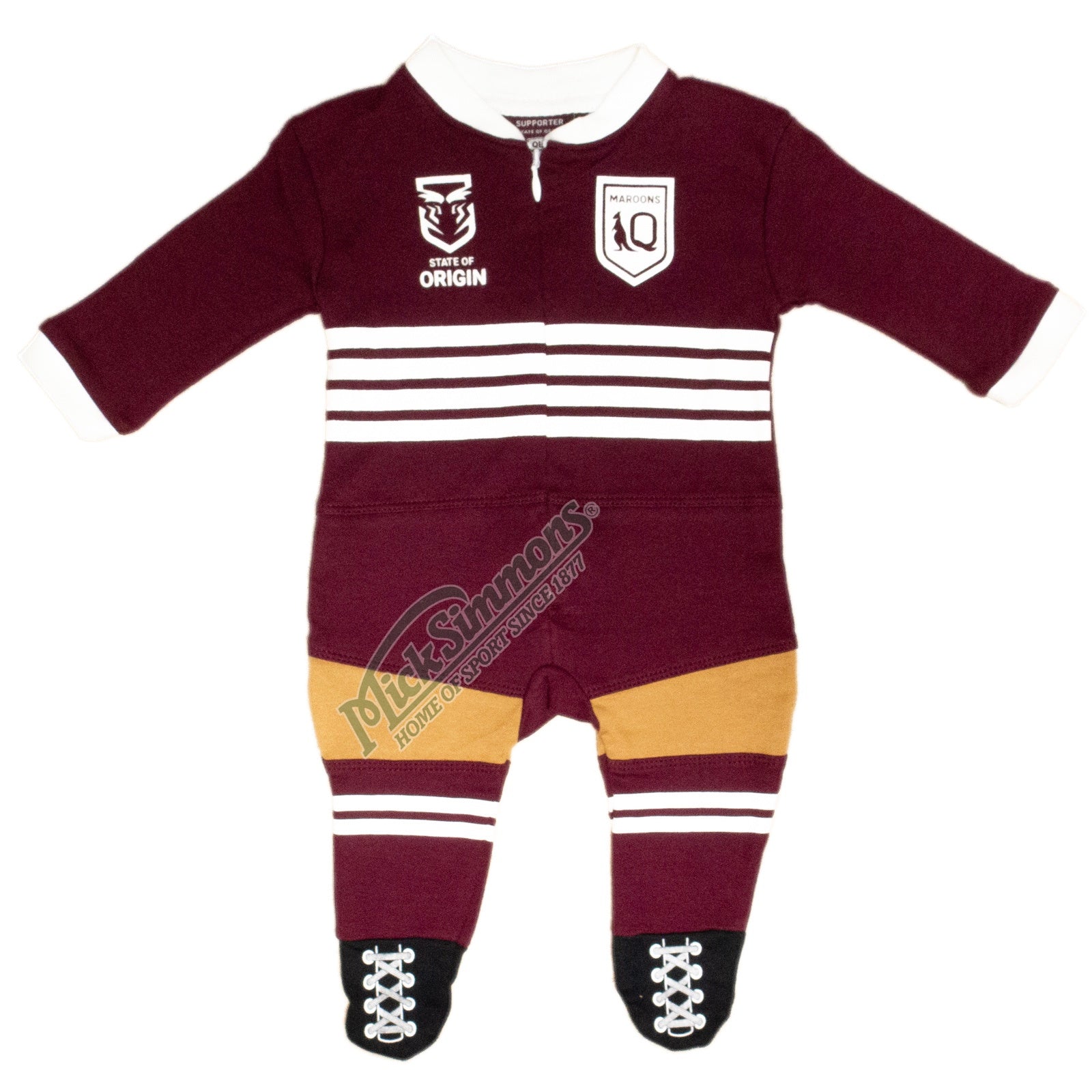 Brisbane Broncos NRL Baby Infant Romper Jumpsuit