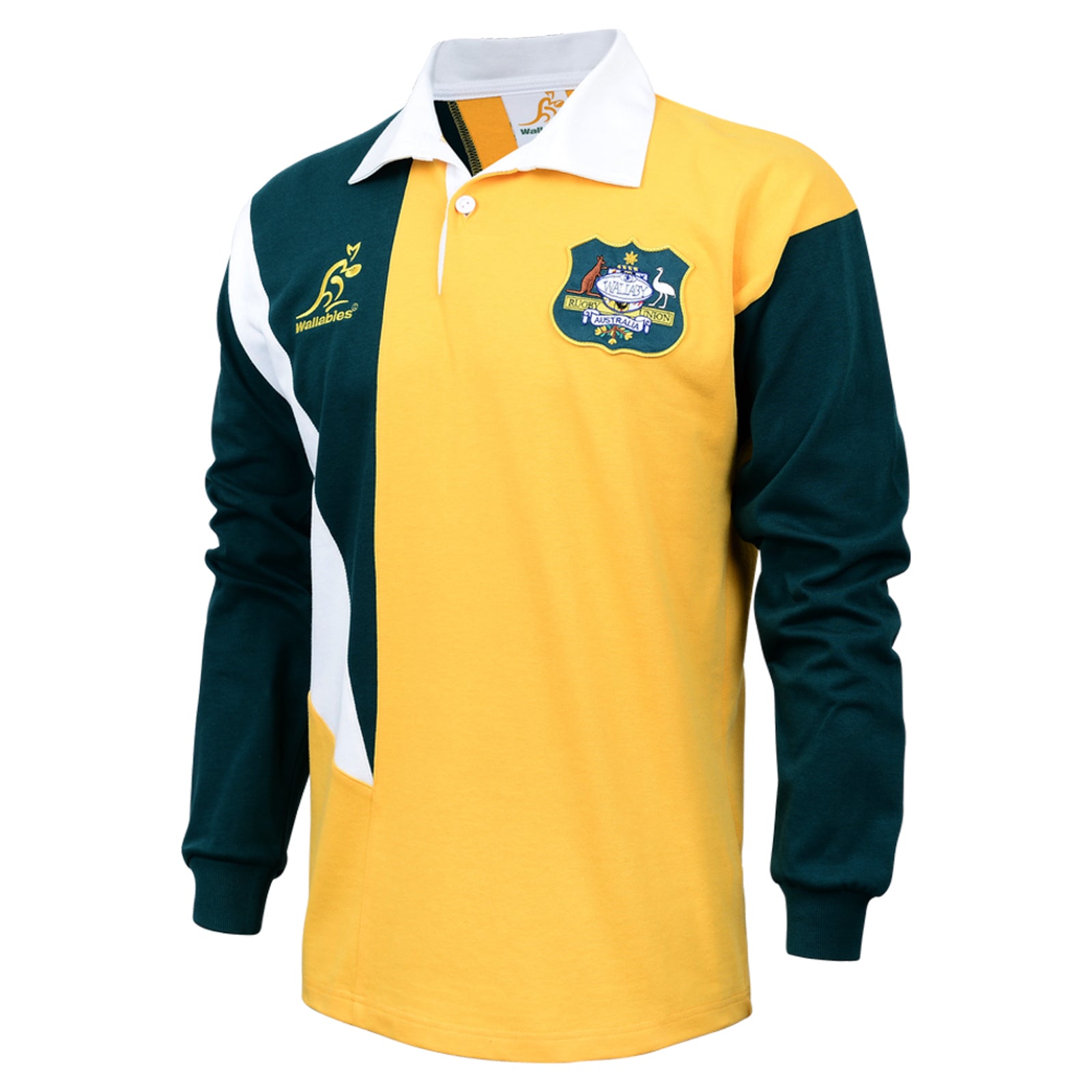 Custom Name Adelaide Rams (Yellow) - Rugby Team Baseball Jerseys Shirt