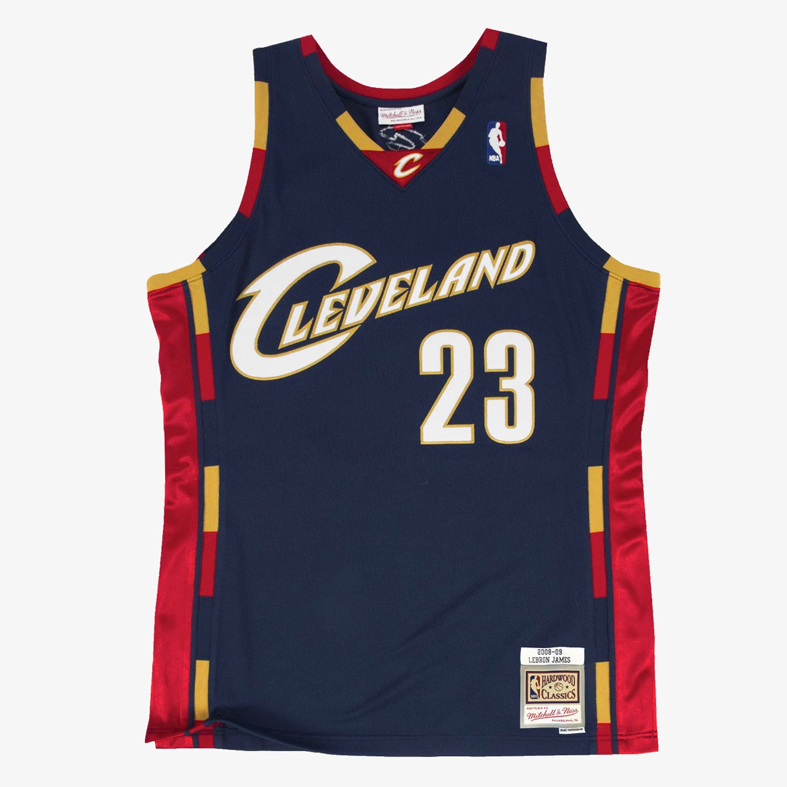 Cleveland Cavaliers LeBron James 2008 09 Hardwood Classics Swingman Alternate Jersey by Mitchell Ness