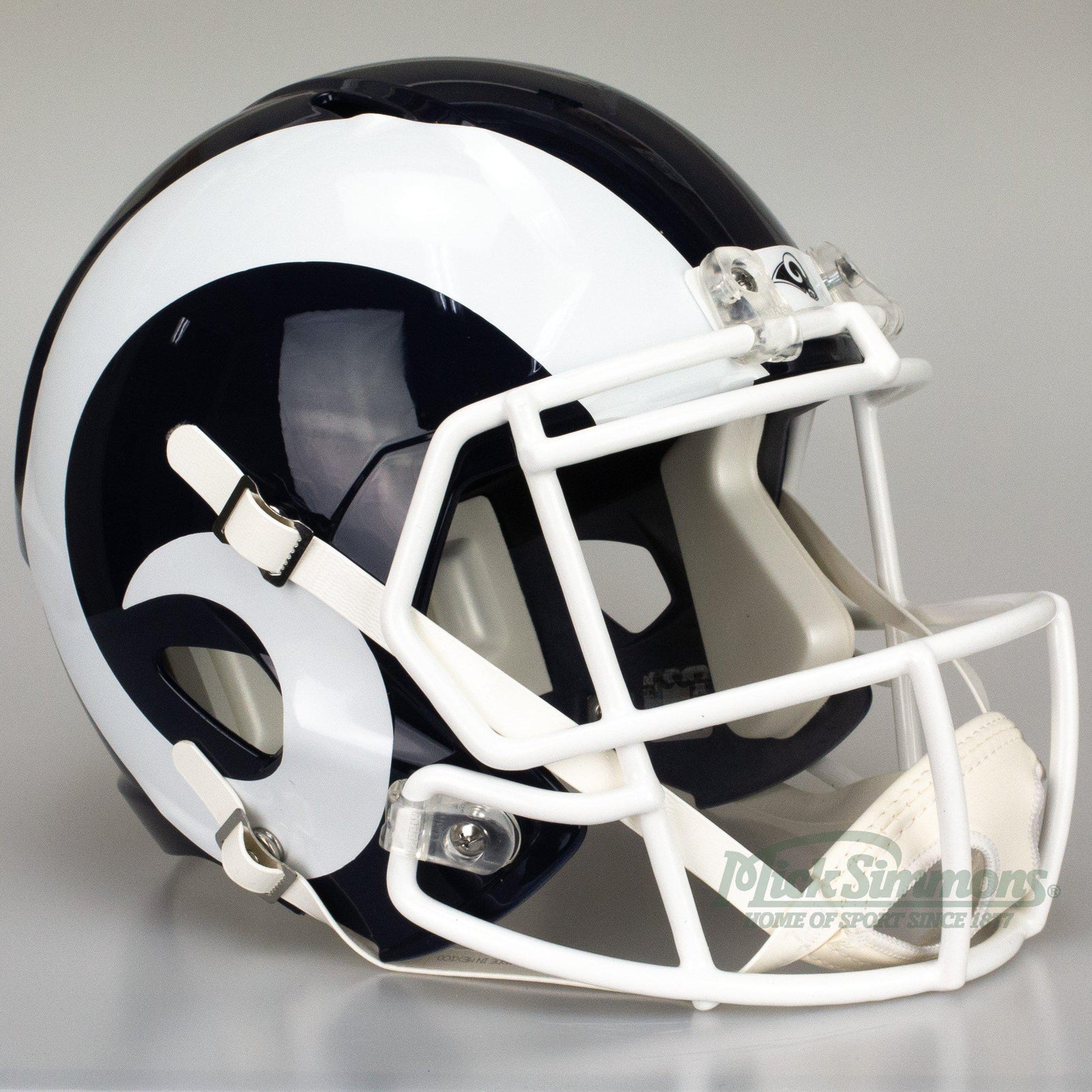 Rams store white helmet