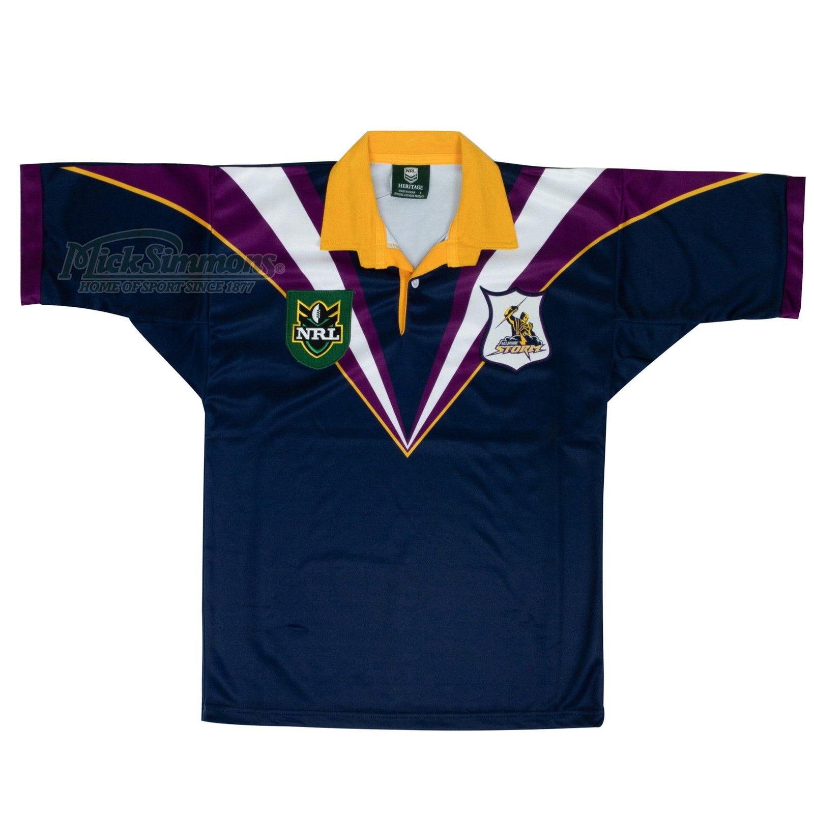 Classic Rugby Shirts  1998 Melbourne Storm Vintage Old NRL Jerseys