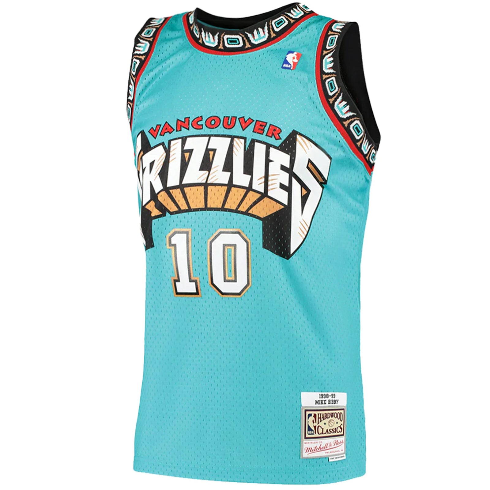 Mike Bibby Vancouver Grizzlies Mitchell & Ness Hardwood Classics Name &  Number T-Shirt - White