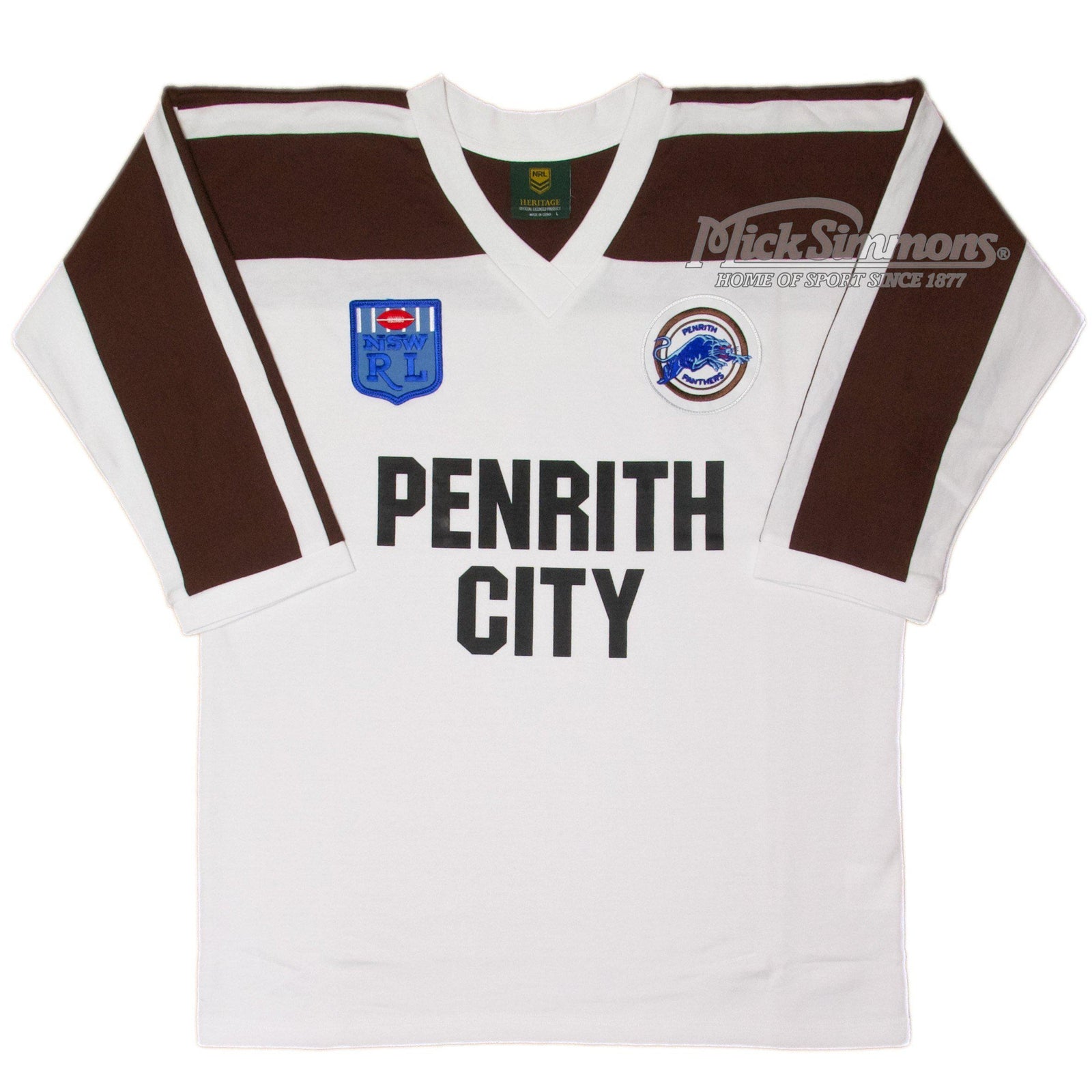 Penrith Panthers 1973 NRL Vintage Retro Heritage Rugby League Jersey  Guernsey