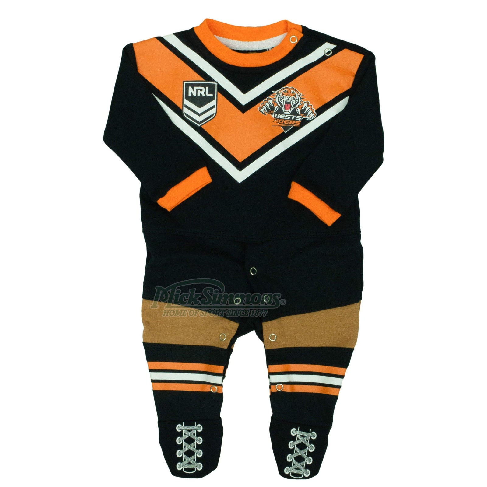 Brisbane Broncos Original Footysuit Romper Kids Baby Infants Suit