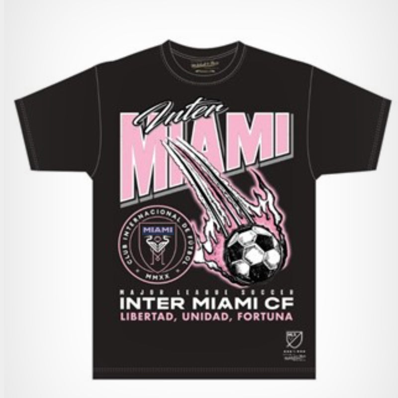 Inter Miami CF Stack T-Shirt Football Soccer by Mitchell & Ness - new