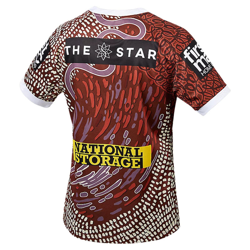 Brisbane Broncos 2024 Men's Indigenous Jersey NRL Rugby League by Asics - new