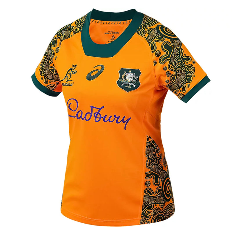 Wallabies Official Womens Replica Alternate Jersey Rugby Union by Asics - new