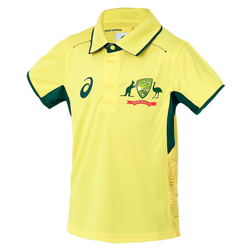 Cricket Australia 2024/25 Kids ODI Home Shirt by Asics - new