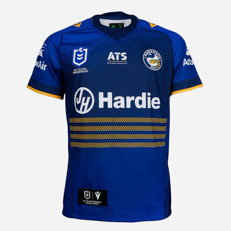 Parramatta Eels 2025 Kid's Home Jersey NRL Rugby League by Macron - new