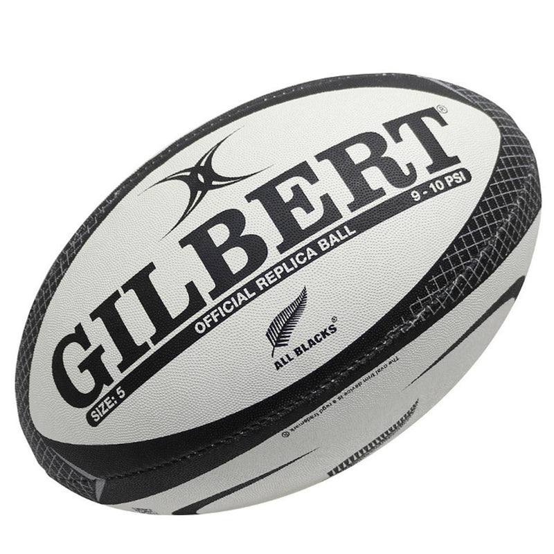 All Blacks Replica Match Rugby Union Ball Size 5 by Gilbert - new