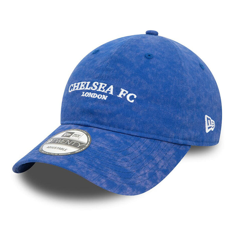 Chelsea FC Adult Blue 9Twenty Cap Cloth Strap Adjustable Football (Soccer) By New Era - new