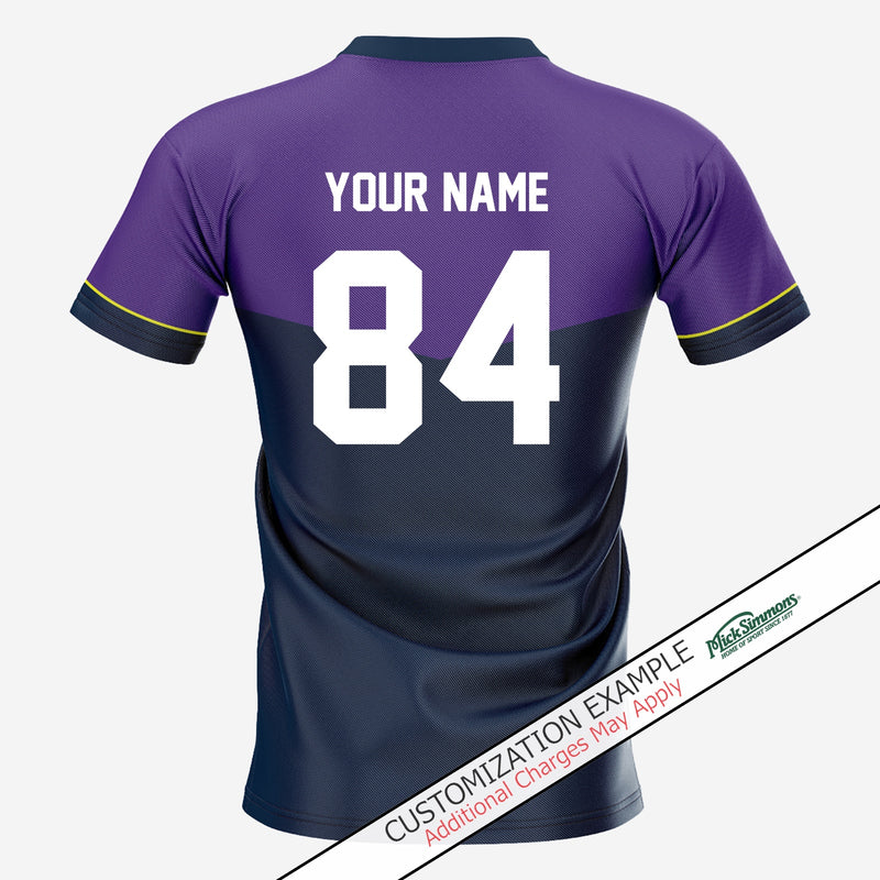 Melbourne Storm Men's Home Supporter Jersey NRL Rugby League by Burley Sekem