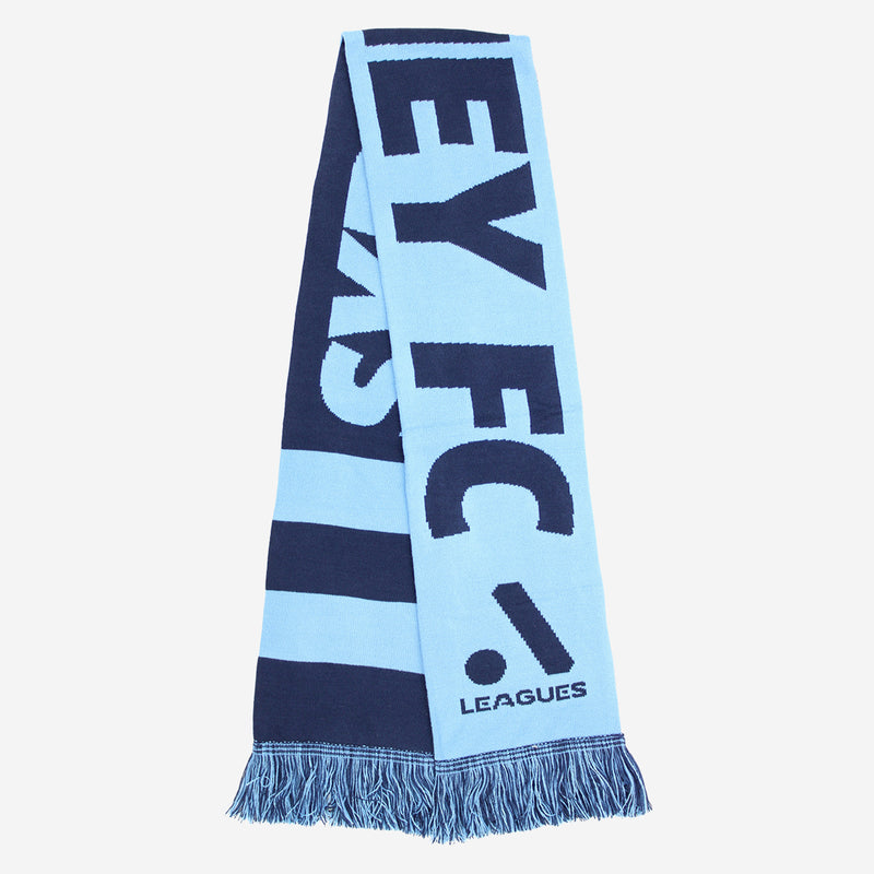 Sydney FC Adult's Defender Jacquard Scarf A-League Soccer Football - new