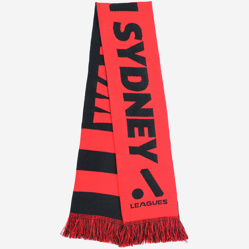 Western Sydney Wanderers FC Adult's Defender Jacquard Scarf A-League Soccer Football - new