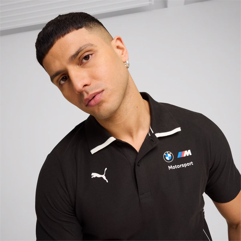 BMW Motorsport Men's MMS ESS Polo Shirt Black by Puma - new