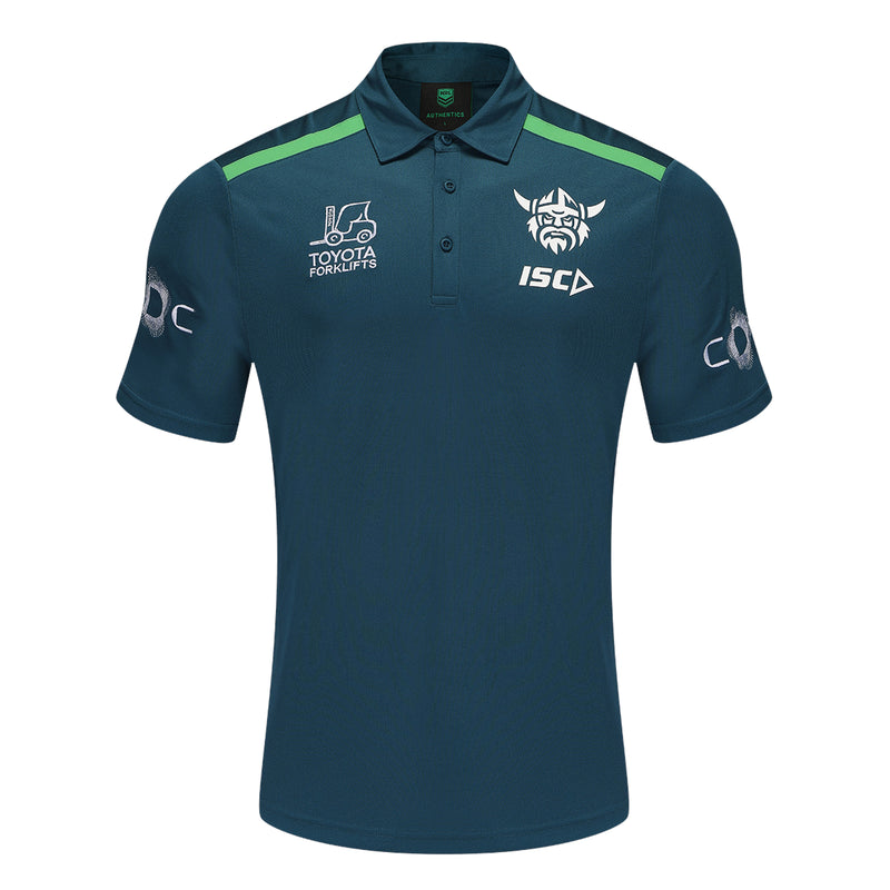 Canberra Raiders 2025 Mens Polo Shirt NRL Rugby League by ISC - new