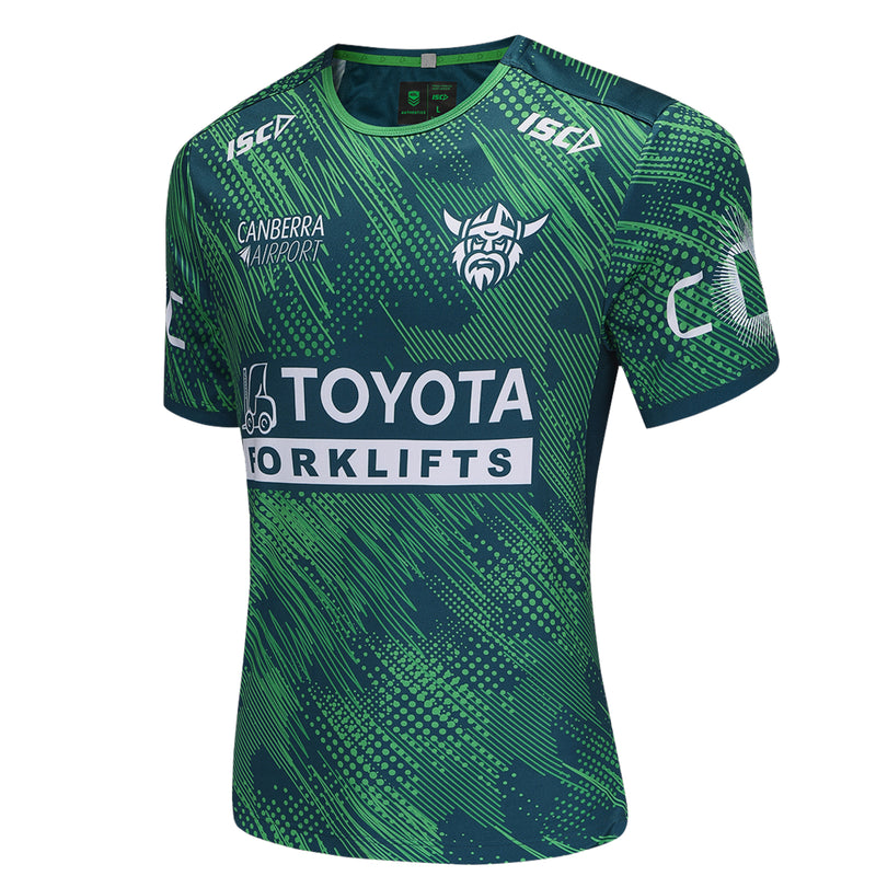 Canberra Raiders 2025 Men's Run Out T-Shirt NRL Rugby League by ISC