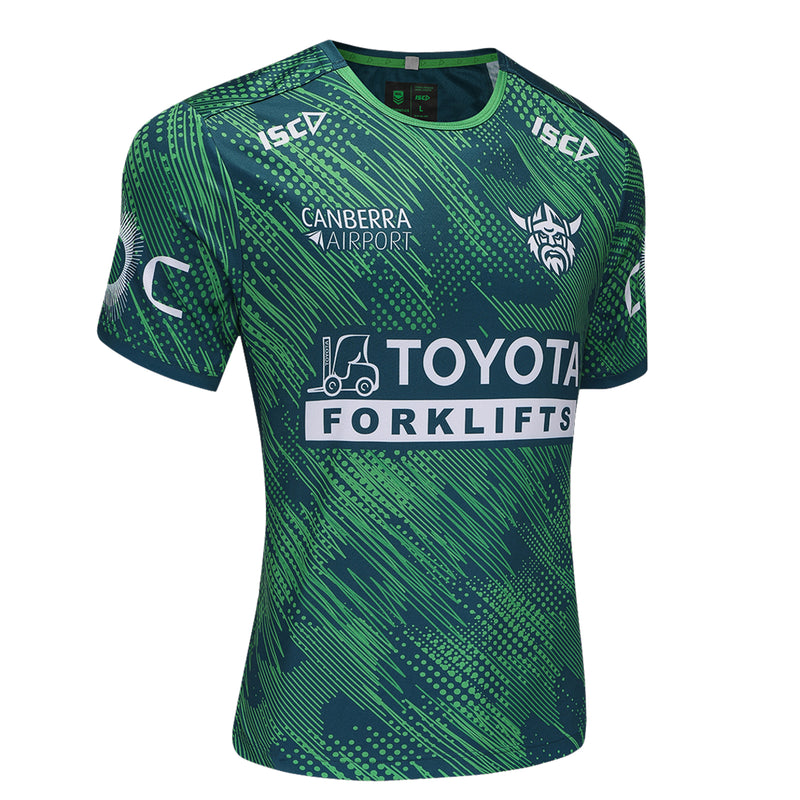 Canberra Raiders 2025 Men's Run Out T-Shirt NRL Rugby League by ISC