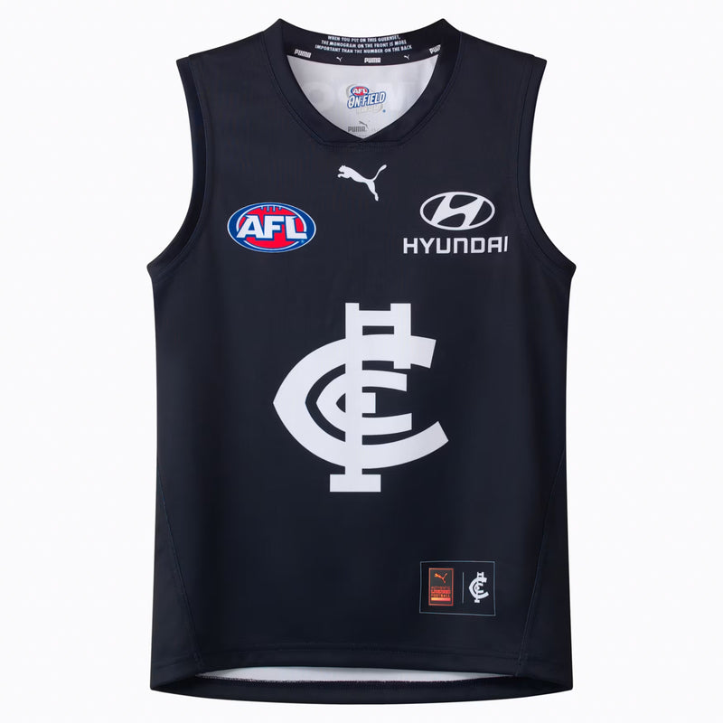 Carlton Blues 2025 Kids Home Jersey AFL Guernsey by Puma - new