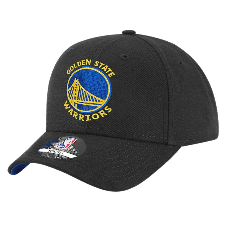 Golden State Warriors NBA Essentials Youth Team Curve Snapback Cap by Mitchell & Ness - new