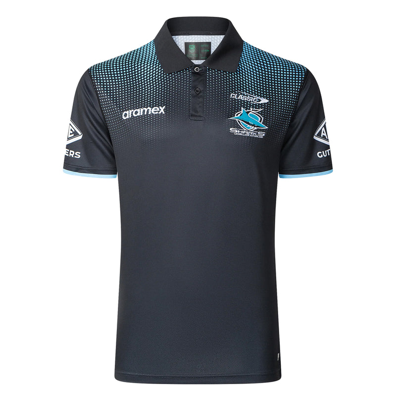 Cronulla Sharks 2025 Men's Media Polo NRL Rugby League by Classic