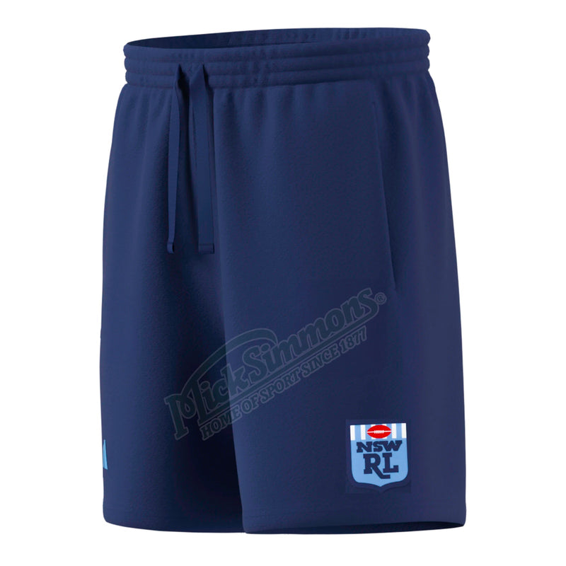 NSW Blues 2025 Men's Running Shorts State of Origin NRL Rugby League by adidas