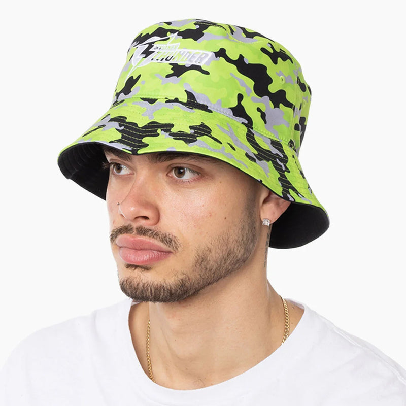 Sydney Thunder Official Adult Reversible Bucket Hat Cricket Big Bash League BBL By Mitchell & Ness - new