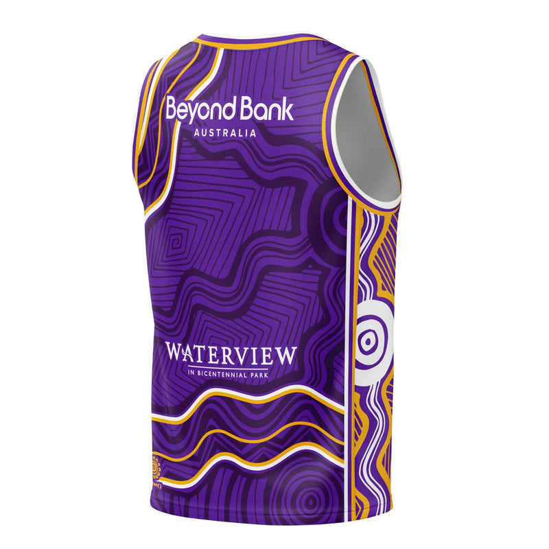 Sydney Kings 2024/25 Indigenous Round  Neck Mens Jersey NBL Basketball by Champion - new