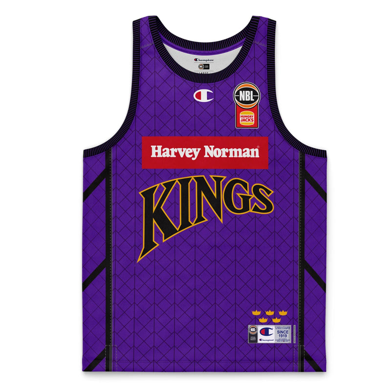 Sydney Kings 2024/25 Kids Crew Neck Home Jersey NBL Basketball by Champion - new