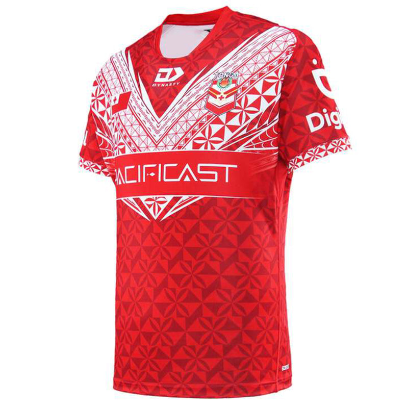 Tonga RL 2024/25 Mens Replica Home Jersey Rugby League by Dynasty - new