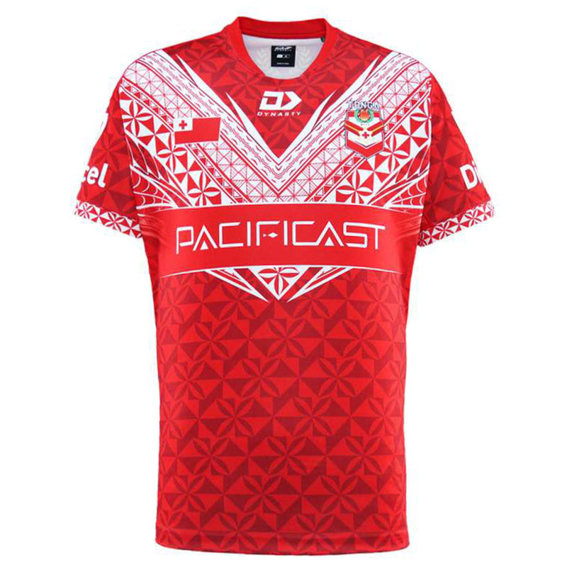 Tonga RL 2024/25 Mens Replica Home Jersey Rugby League by Dynasty - new