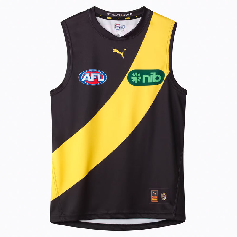 Richmond Tigers 2025 Men's Home Jersey AFL Guernsey - new