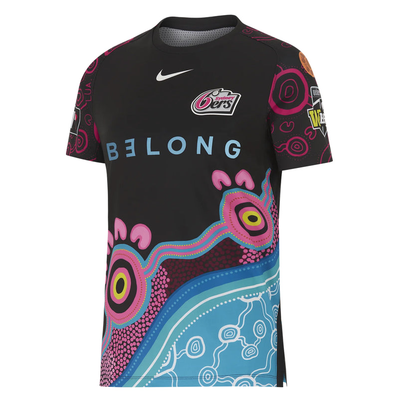 Sydney 6ers 2024/25 Men's Indigenous Jersey Big Bash League BBL Cricket by Nike - new