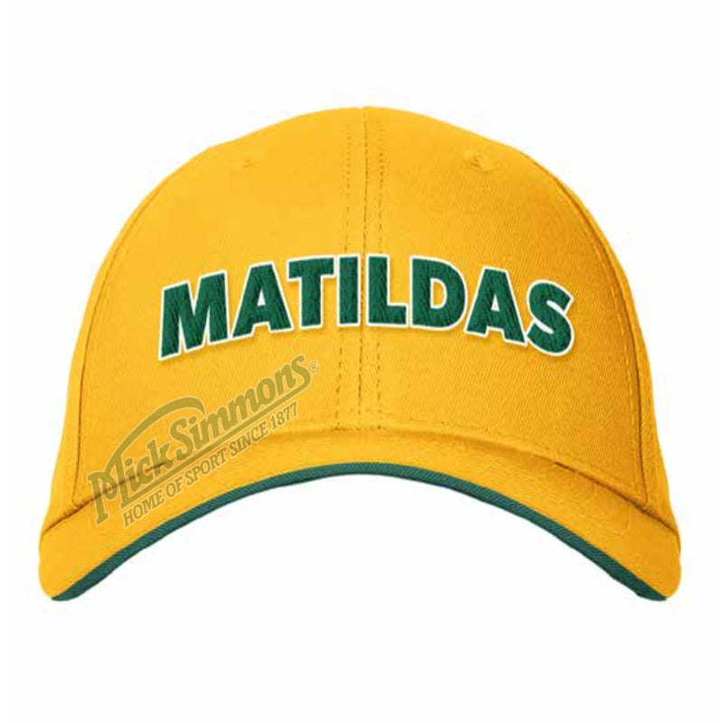 Australia Matildas Adult Core Cap Adjustable Soccer Football FFA Logo - new