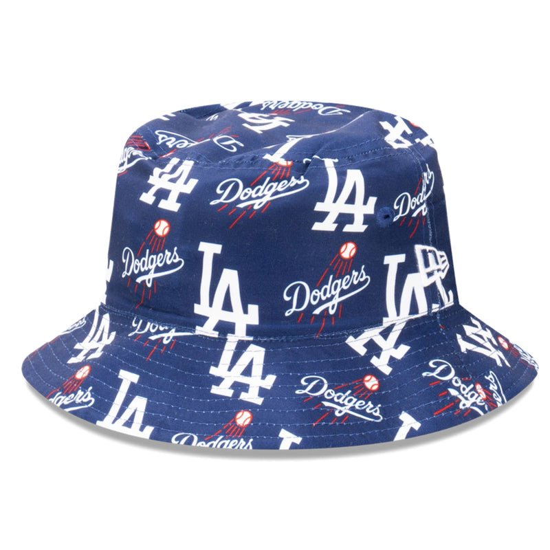 Los Angeles Dodgers Official Team Color Reversible Bucket Hat by New Era - new