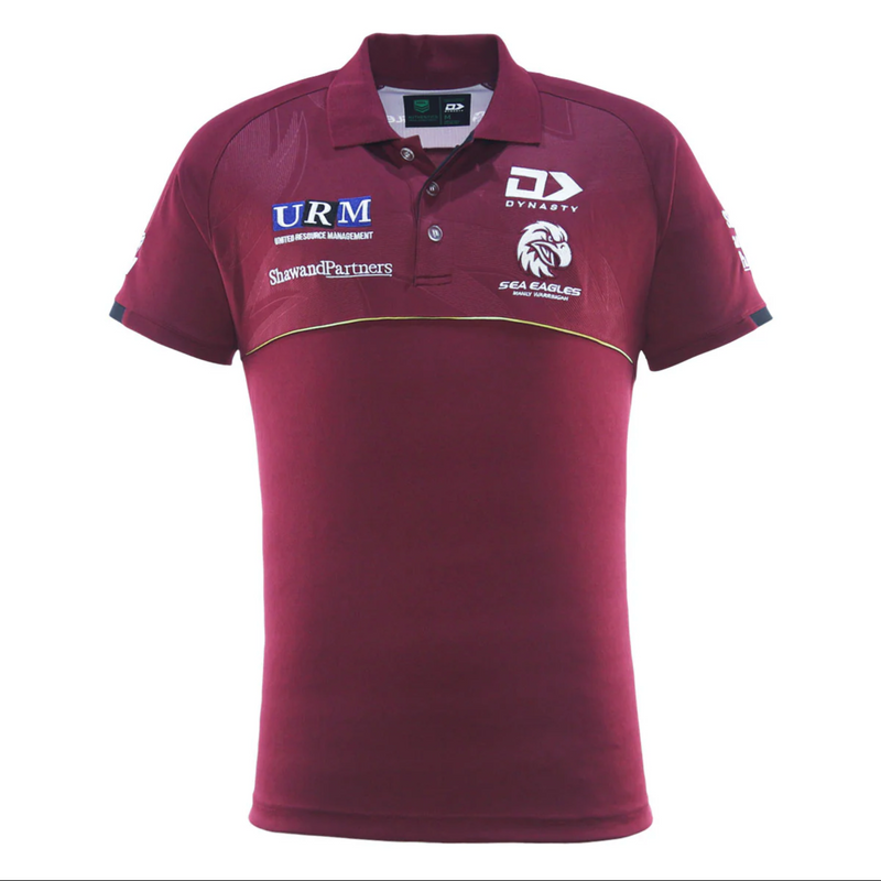 Manly Warringah Sea Eagles 2025 Men's Polo Shirt NRL Rugby League by Dynasty - new