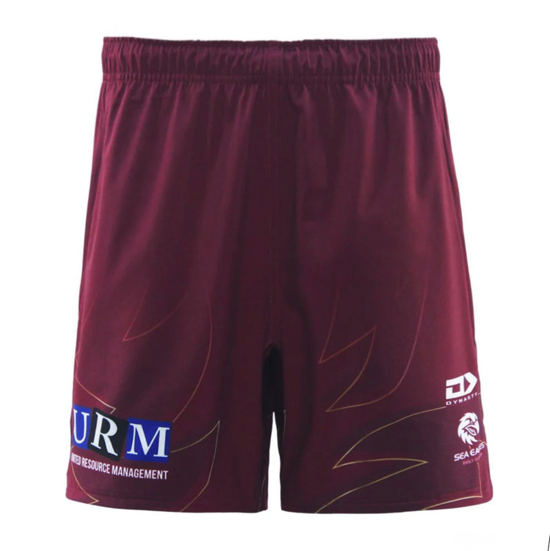 Manly Warringah Sea Eagles 2025 Men's Gym Shorts NRL Rugby League by Dynasty