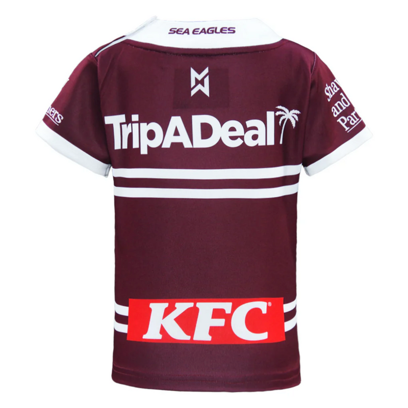 Warringah Sea Eagles 2025 Toddler Home Jersey NRL Rugby League by Dynasty Sport - new