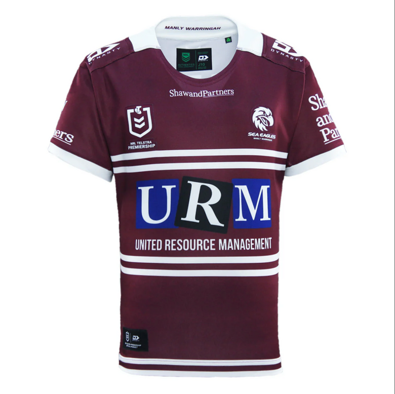 Warringah Sea Eagles 2025 Kid's Home Jersey NRL Rugby League by Dynasty Sport - new