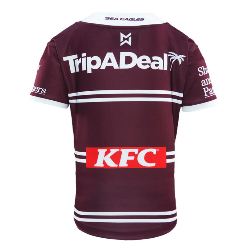 Warringah Sea Eagles 2025 Kid's Home Jersey NRL Rugby League by Dynasty Sport