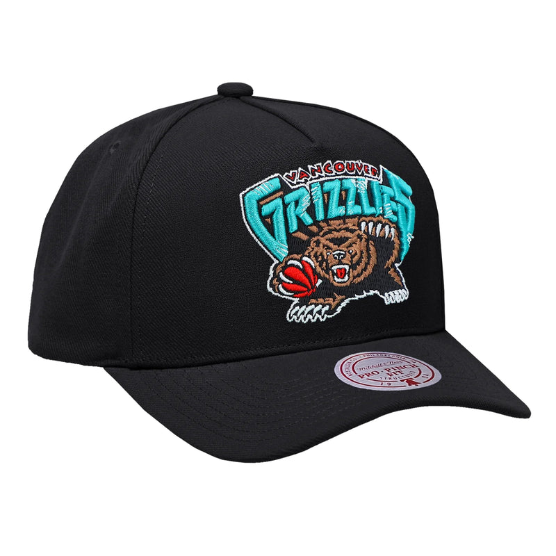 Memphis Grizzlies Black Pro Pinch Snapback NBA by Mitchell & Ness