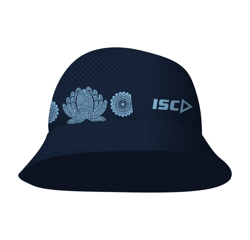 NSW Waratahs 2025 Bucket Hat Rugby Union by ISC