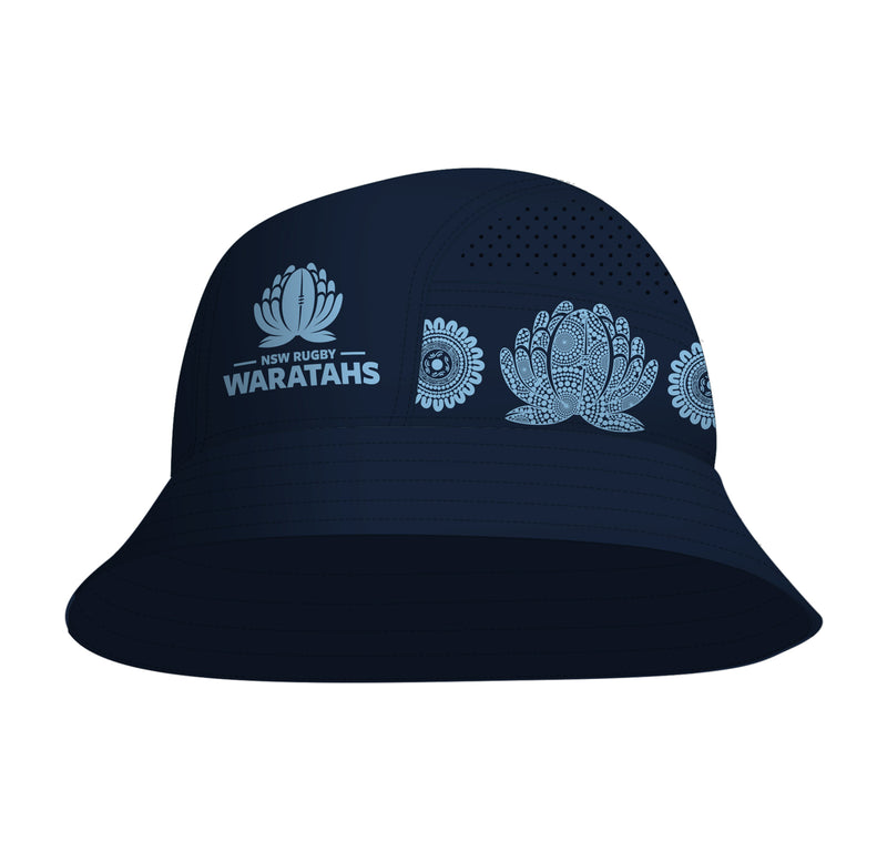 NSW Waratahs 2025 Bucket Hat Rugby Union by ISC