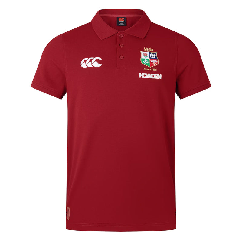 British & Irish Lions 2025 Tour Official Mens Pique Polos Polo by Canterbury - new