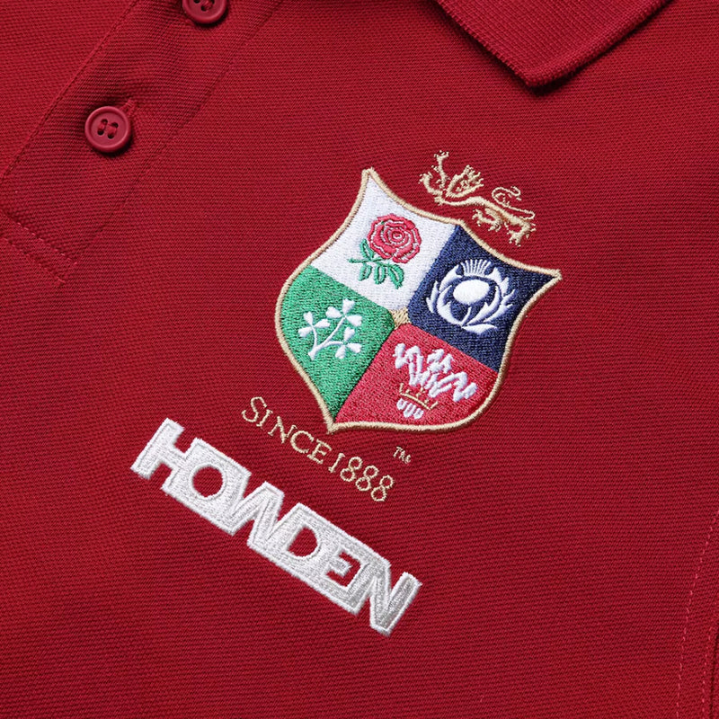 British & Irish Lions 2025 Tour Official Mens Pique Polos Polo by Canterbury - new