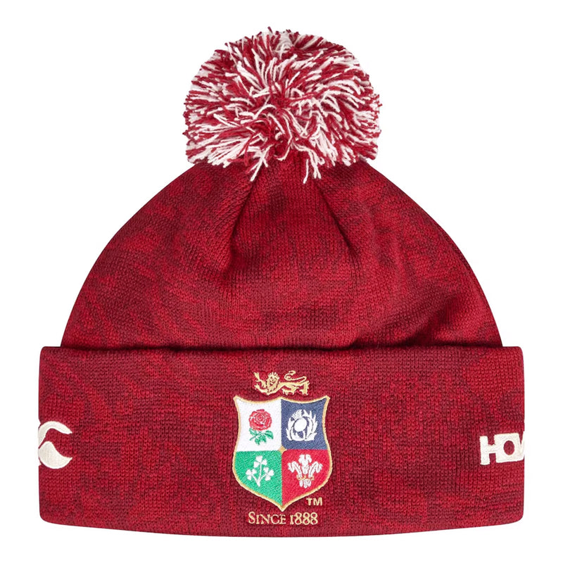 British & Irish Lions 2025 Tour Official Beanie Red by Canterbury - new