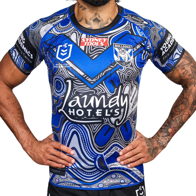 Canterbury Bulldogs 2023 Indigenous Men's Jersey NRL Rugby League by  Classic