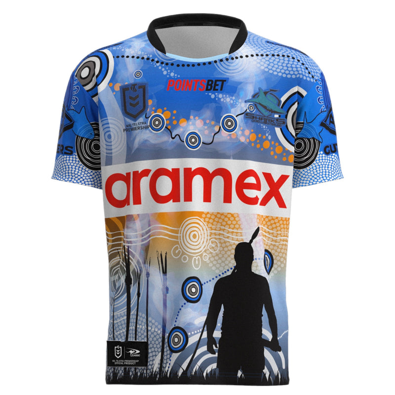 Cronulla Sharks 2023 Men's Indigenous Jersey NRL Rugby League by Classic