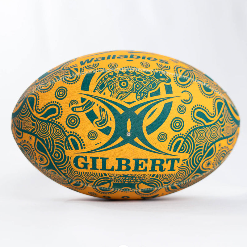 Gilbert Wallabies Australian First Nations Rugby Union Indigenous Replica Ball size 5